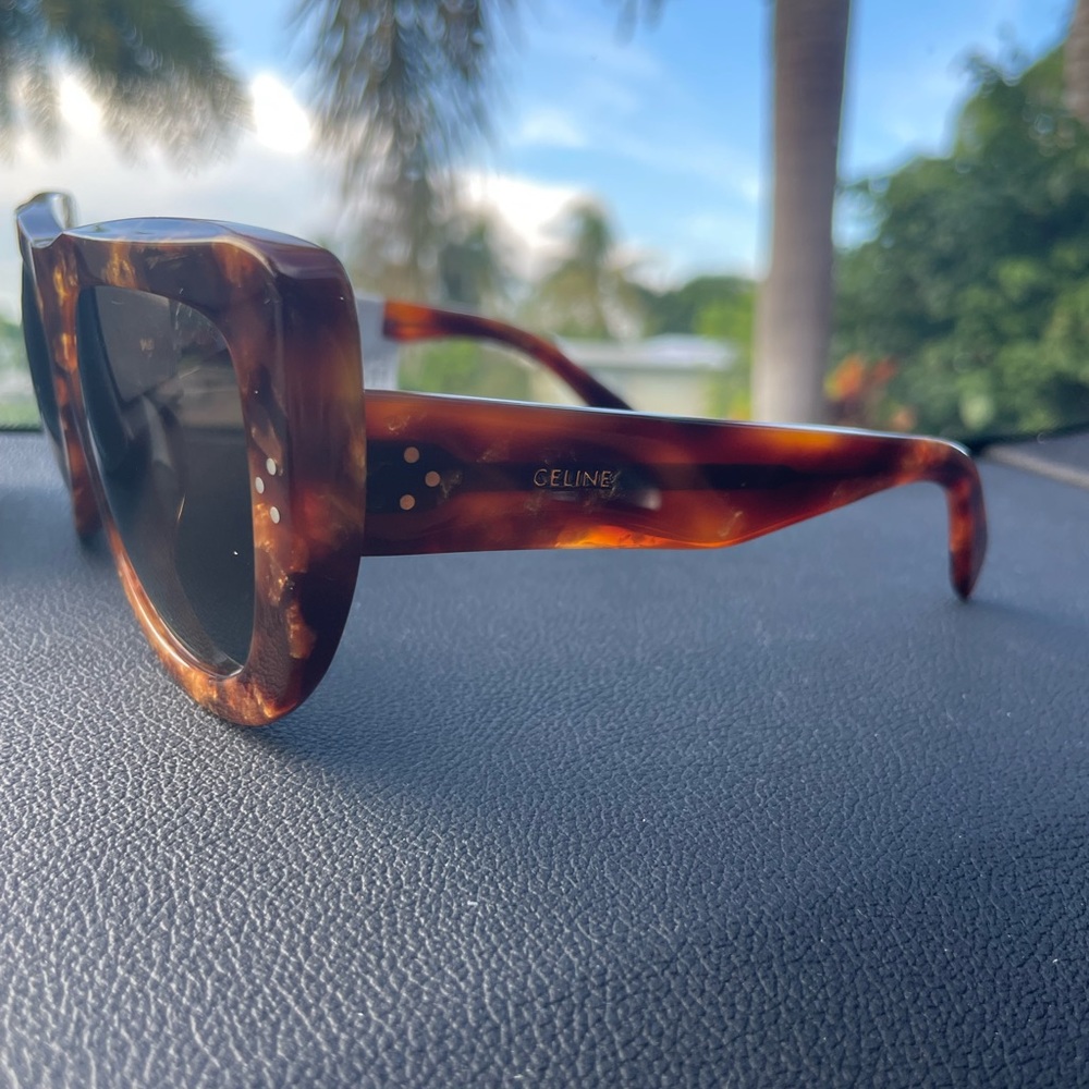 100% AUTHENTIC CELINE CL40157U HAVANA/BROWN GRADIENT SUNGLASSES - Picture 5 of 16